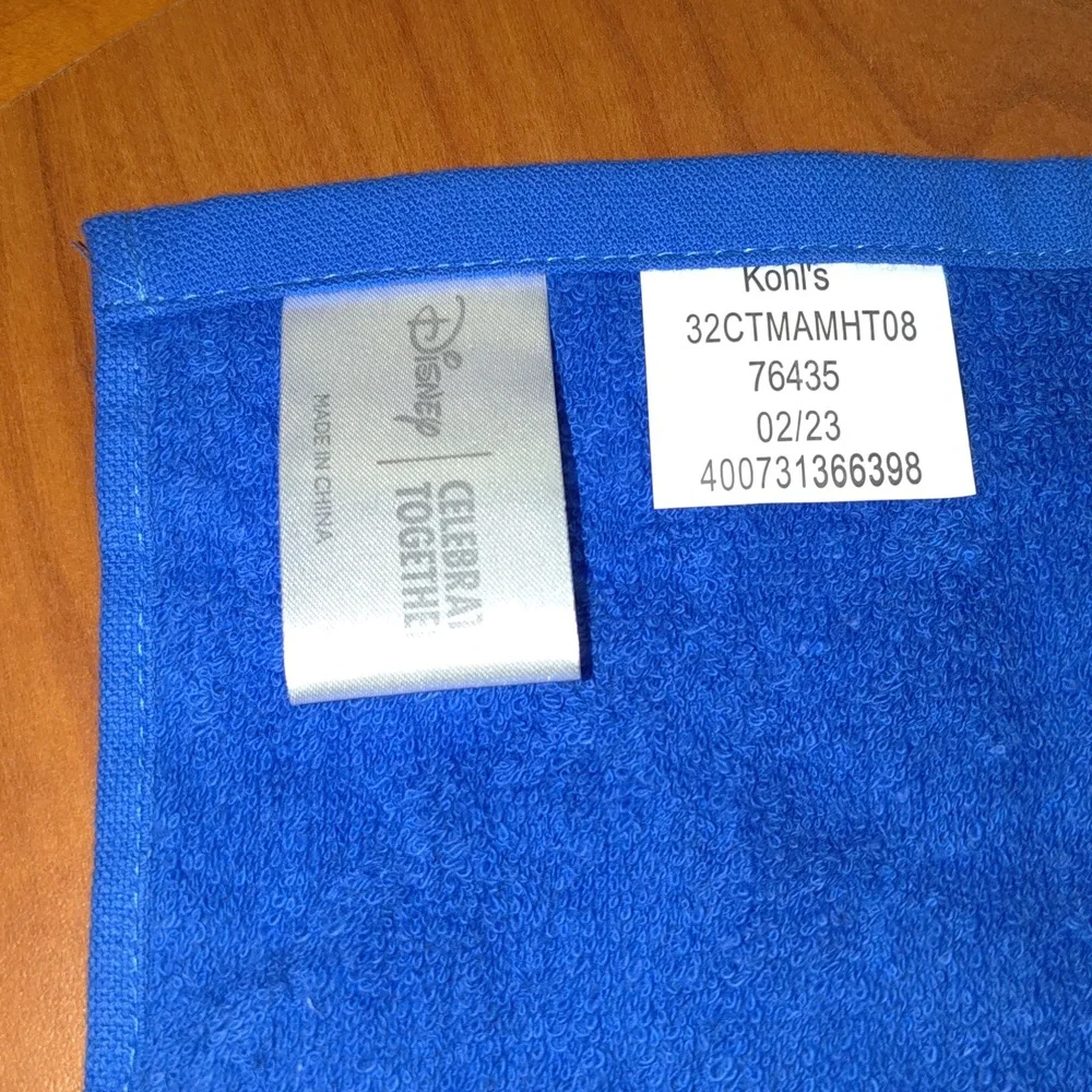 Disney Mickey Mouse Embroidered Towel